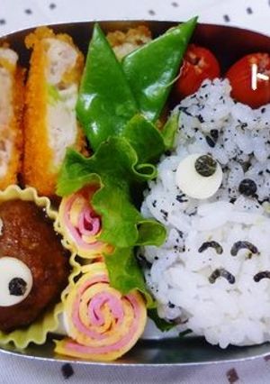 お弁当おかず**渦巻きグルグル卵焼き♪-レシピのメイン写真