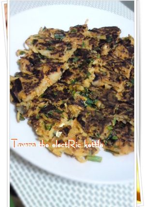 焼きそばキムチヂミ-レシピのメイン写真
