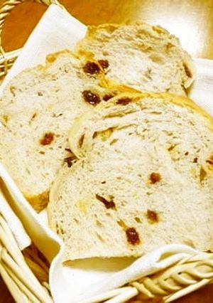 HB早焼き♪ふんわりくるみレーズン食パン-レシピのメイン写真