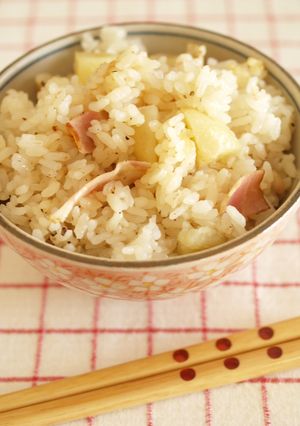 ジャーマンポテト風炊き込みご飯-レシピのメイン写真