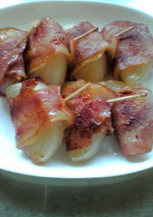 新玉ねぎ☆ベーコン焼き　超っー簡単！-レシピのメイン写真