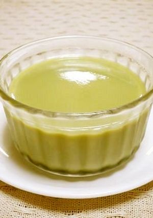 レンジdeなめらか抹茶豆乳ぷりん。-レシピのメイン写真