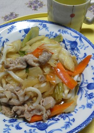 野菜たっぷり☆あんかけうどん-レシピのメイン写真