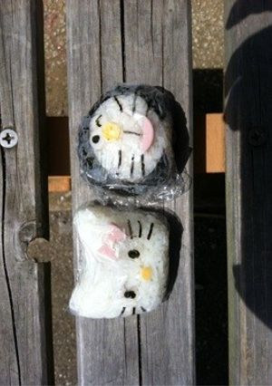 ドラえもん、キティ簡単おにぎり-レシピのメイン写真