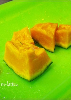 レンジでチン☆かぼちゃの煮物（お弁当用）-レシピのメイン写真