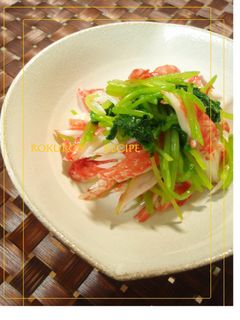 ➏ 三つ葉とかにかまのわさび酢和え ➏-レシピのメイン写真