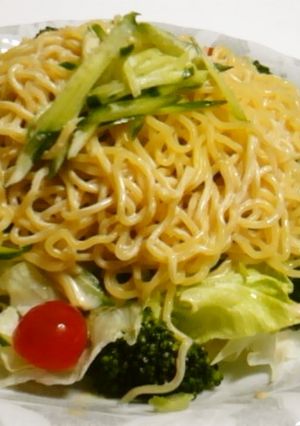 マヨぽんだれのラーメンサラダ(￠ω￠)-レシピのメイン写真