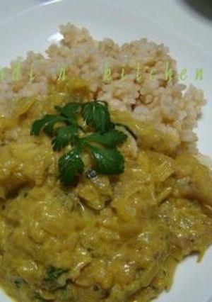 かすべ（えいひれ）のアジア風カレー-レシピのメイン写真