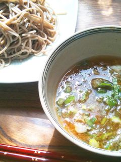 ざるそば用「シソおろしつゆ」にハマる-レシピのメイン写真