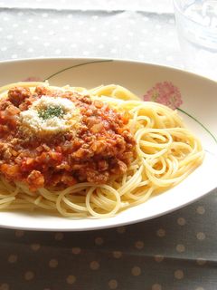 我が家の定番*ミートソーススパゲティ*-レシピのメイン写真