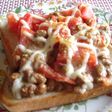 トマト&納豆トースト