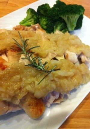 ☆鶏肉のソテーon新玉ねぎソース☆-レシピのメイン写真
