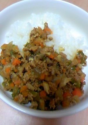 たっぷり野菜のドライカレー-レシピのメイン写真