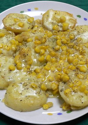 フライパンで、ポテトとコーンのチーズ焼き-レシピのメイン写真