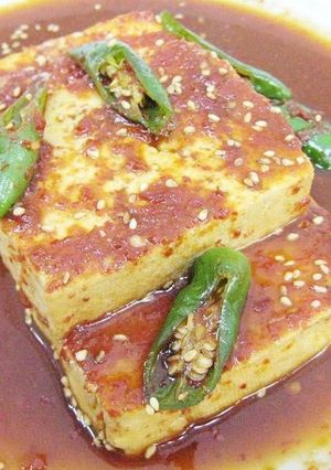 【『木綿豆腐』のヤンニン煮付】の作り方-レシピのメイン写真