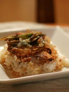 新玉ねぎ丸ごとかき揚げ丼。-レシピのメイン写真