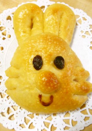 うさぎちゃんチーズパン♪ぶきっちょさんも-レシピのメイン写真