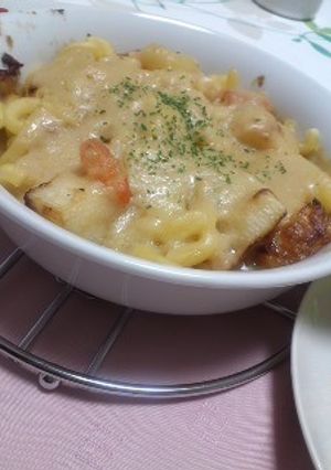 ｸﾘｰﾑｼﾁｭｰで簡単長芋ｸﾞﾗﾀﾝ-レシピのメイン写真