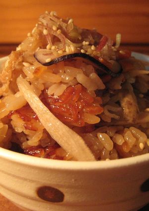 秋と言えば！炊き込みご飯！-レシピのメイン写真