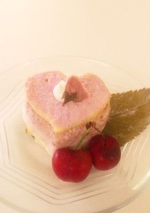 ある意味親子?な桜とさくらんぼのムース-レシピのメイン写真