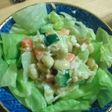 水煮大豆でコロコロサラダ♪
