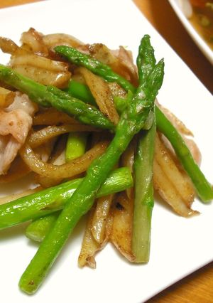 豚肉とアスパラとジャガイモのマヨ炒め-レシピのメイン写真