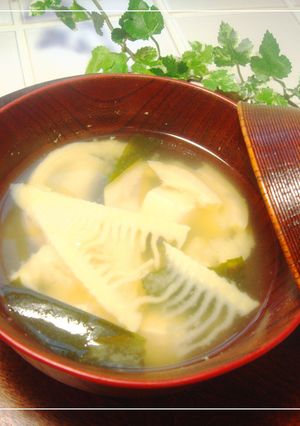 ❀たけのこのお味噌汁❀-レシピのメイン写真
