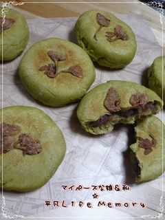 抹茶桜のあんぱん-レシピのメイン写真