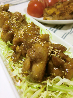 鶏のゴマ塩照り焼き*-レシピのメイン写真