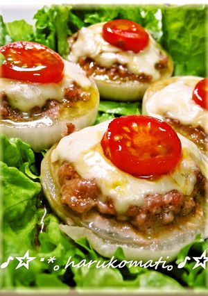 新玉ねぎ♡ひき肉のオーブン焼き-レシピのメイン写真