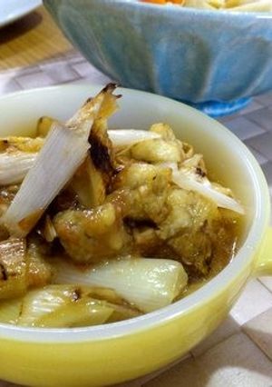 焼きなすと焼きネギのとろとろ梅マリネ-レシピのメイン写真