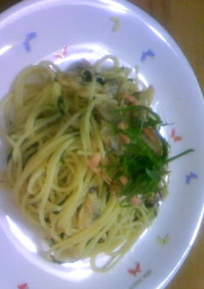 鮭とアサリの和風パスタ-レシピのメイン写真