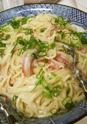 カニカマとマヨネーズの☆チーズパスタ-レシピのメイン写真