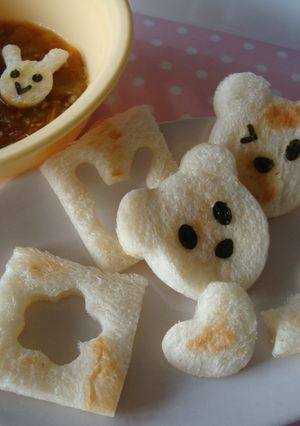 カレーに！お子様向きの可愛いナンもどき-レシピのメイン写真