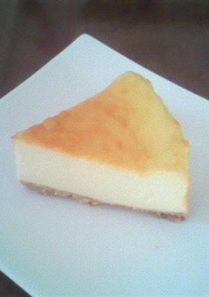自慢のベイクドチーズケーキ-レシピのメイン写真