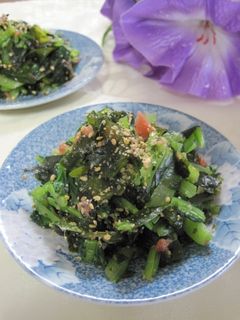 小松菜とわかめの和え物-レシピのメイン写真