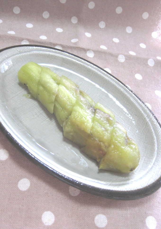 焼き茄子の皮を綺麗に剥く方法♬-レシピのメイン写真