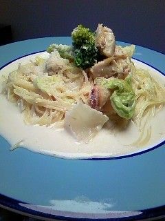 春キャベツとホタテのクリームパスタ-レシピのメイン写真