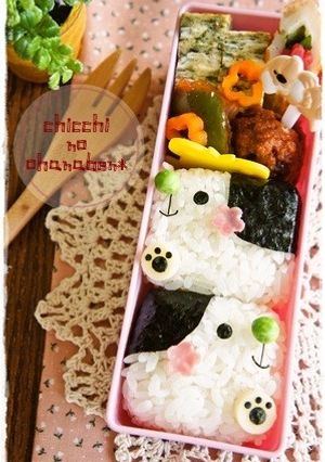 ＊キャラ弁＊　俵　DE　わんちゃん-レシピのメイン写真