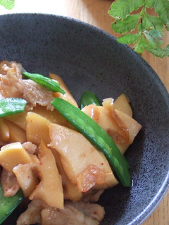 たけのこと豚肉のこってり炒め煮-レシピのメイン写真