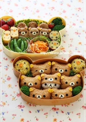 キャラ弁＊リラックマお稲荷さん-レシピのメイン写真