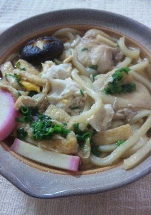 鍋焼きうどん-レシピのメイン写真