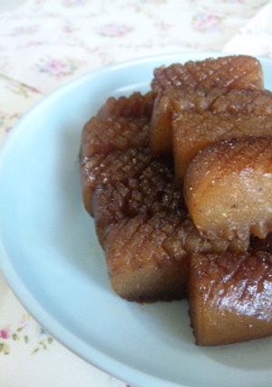 こんにゃくの焼き煮-レシピのメイン写真
