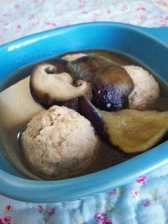 鶏ダンゴのおかずスープ-レシピのメイン写真