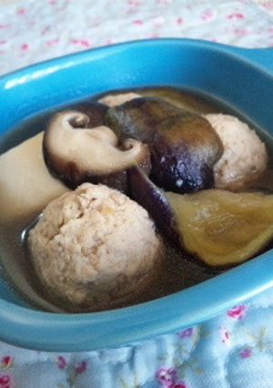 鶏ダンゴのおかずスープ-レシピのメイン写真
