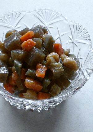 食物繊維たっぷりコロコロ♪味噌きんぴら-レシピのメイン写真