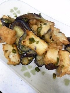 簡単!なすと厚揚げの焼き物☆-レシピのメイン写真