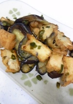 簡単！なすと厚揚げの焼き物☆-レシピのメイン写真