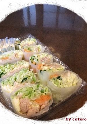 生春巻きサラダ-レシピのメイン写真