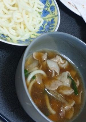 簡単つけうどん-レシピのメイン写真